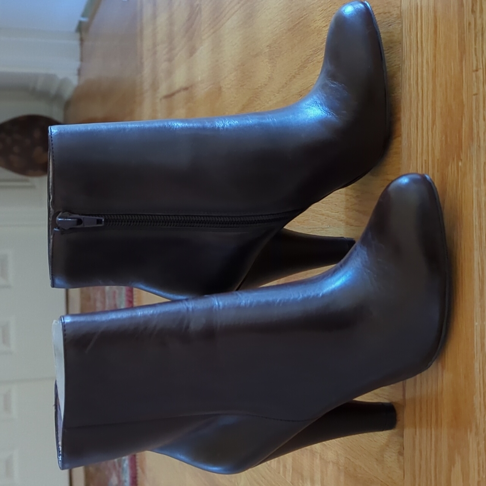 Inc. Leather Booties. Size 6. NWOT
